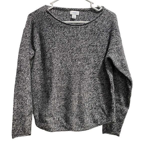 Old Navy‎ Black & White Lightweight Sweater, size Medium - Picture 1 of 4